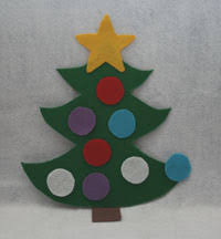 Felt Christmas Tree Craft All Kids Network