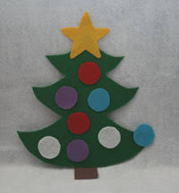 felt christmas tree craft all kids network