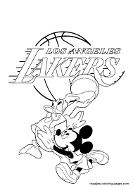 Los angeles lakers basketball coloring sheet. Los Angeles Lakers Coloring Pages 554 Free Printable Coloring Pages Coloring Home