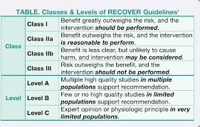 Cardiopulmonary Resuscitation The Recover Guidelines