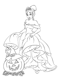 Princess tiana kiss the frog in princess and the frog coloring pages. Tiana Disney Halloween Coloring Pages Free Jpg 1024 1326 Disney Princess Coloring Pages Free Halloween Coloring Pages Disney Princess Colors