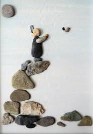 Rouge River Stone Art River Art Stone Art Native Art