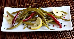 Combine ingredients of master pickle brine, add fennel seeds . Spicy Pickled Green Beans