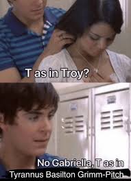 T as in Troy?