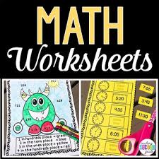 Each topic is a link to loads of worksheets under the same category. 2nd Grade Math Review Packets Worksheets Teaching Resources Tpt