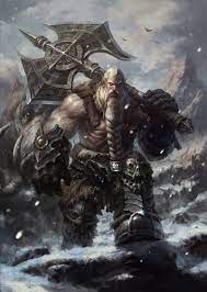 Dwarf Barbarian Fantasy Dwarf Fantasy Warrior Character Art