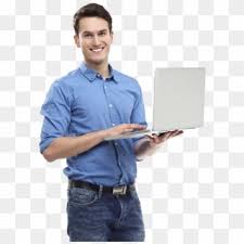 Something png, transparent png is a hd free transparent png image, which is classified into gingerbread man png,man walking png,holding hands png. Free Man With Laptop Png Images Man With Laptop Transparent Background Download Pinpng