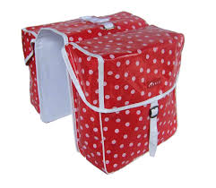 polka dot bicycle panniers wolle kaufen taschen