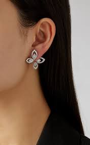 yeprem 18k white diamond butterfly earrings diamondjewellery fashion jewelry ジュエリー イヤリング ピアス