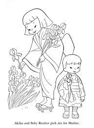Coloring Pages Of Children From Other Lands 1954 Coloring Books Coloring Pages Flag Coloring Pages