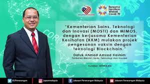 Kominfo adalah kementerian dalam pemerintah indonesia yang membidangi urusan komunikasi dan informatika. Kementerian Sains Teknologi Dan Inovasi Mosti Dan Mimos Dengan Kerjasama Kementerian Kesihatan Kkm Mulakan Projek Pengesanan Vaksin Dengan Teknologi Blockchain Jabatan Penerangan Malaysia