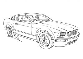 If you're purchasing your first car, buying used is an excellent option. 14 Mustang Car Coloring Pages Exeranmat Coloring