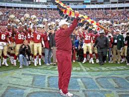 Bobby Bowden Planting The Spear Before The Gator Bowl His