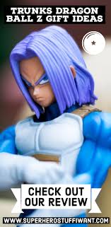 Standing six inches tall, this epic figure is sure to look amazing on their shelf, table or workspace. Discover These Trunks Dragon Ball Z Gift Ideas Super Hero Stuff I Want
