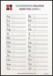 Calligraphy practice sheets allow structured. Free Printable Handwriting Practice Worksheets For Adults Pdf Updated 2021 Number Dyslexia