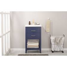 Price match guarantee enjoy free shipping and best selection of bathroom vanity 20 wide that matches your unique tastes and budget. Design Element 20 Inch Cara Single Sink Bathroom Vanity Blue S02 20 Blu Keats Castle