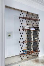 Floor To Ceiling Shelf Space Divider Pietro Russo Design Studio Metal Room Divider Wooden Room Dividers Room Divider Shelves