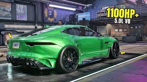 Need For Speed Heat Gameplay 1100hp Jaguar F Type R Coupe Customizati Jaguar F Type Jaguar Need For Speed