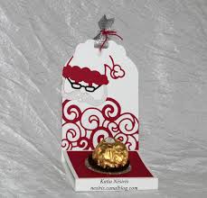 Porte Nom Original Avec Une Surprise Noel Chocolat Stampin Up Scrapbooking Chocolat Noel Noel Idee Noel