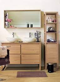 L40 x h40 x p15,4 cm rangement colonne : Harmonie Salle De Bain Decoration Deco Maison Alinea Meuble Rangement Salle De Bain Meuble Salle De Bain Alinea Salle De Bains Meubles Bois