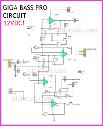 Lm324 Giga Bass Pro Circuit Electronics Circuit Electronic Circuit Projects Circuit
