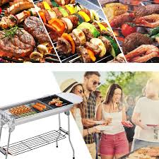 The table barbeque people pte ltd. 3 5 People Black Barbecue Grill Portable Bbq Charcoal Grill With Stainless Steel Bbq Wire Mesh
