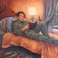 A room on the garden side book. The Illustration For A Room On The Garden Side By Ernest Hemingway Illustration Painted By Jeffrey Mckeever Illustration Ernest Hemingway Hemingway