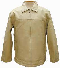 Ciro Citterio Dockside Leather Jacket In Bone Jackets Maker Jackets Leather Jacket Dockside
