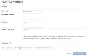 Manually Running Recipes Aws Opsworks
