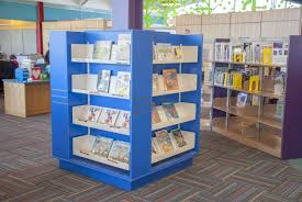 Lfi Custom Display Cube Shelving Woodridge Public Library Shelving Library Furniture Design