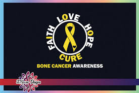 Download Love Hope Faith Cure Bone Cancer Graphic By Ssflower Creative Fabrica PSD Mockup Templates