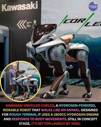 Kawasaki's Beast of the Future: Meet Corleo, the Hydrogen-Powered Rideable Robot Who's down to take their pet robot for a ride? In a jaw-dropping fusion of sci-fi and cutting-edge engineering, Kawasaki has
