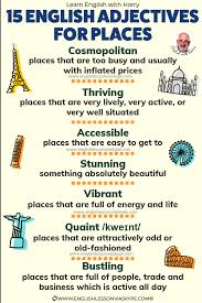 Maybe you would like to learn more about one of these? English Adjectives To Describe Places Learn English With Harry