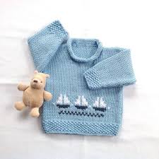Kids face sweater design for baby sweater, very easy and beautiful knitting design. Baby Boy Sail Boat Sweater 6 To 12 Months Infant Blue Hand Knit Sweater Childs Knitted Sweater With Sail Boat Motifs Baby Knits In 2021 Baby Knitting Baby Boy Sweater Knitting Patterns Boys