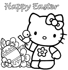 Hello Kitty Happy Easter Coloring Pages Hello Kitty Coloring Kitty Coloring Hello Kitty Colouring Pages