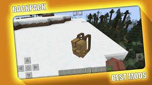 Simply backpack is 4 awesome portable chests when you compare backpacks to the most used storage item. Backpack Mod For Minecraft Pe Mcpe For Android Apk Download