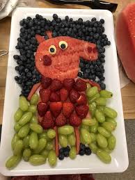 Made This Peppa Pig Fruit Platter For My Niece 8217 S 5th Birthday Kindergeburtstag Essen Obstteller Kinder Geburtstag Essen