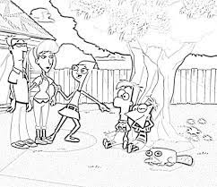 Download the pictures on phineas and ferb and let your creative side take over. Phineas And Ferb Color Pages Disney Coloring Pages Cartoon Coloring Pages Phineas And Ferb