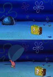 Patrick Gunna Hit Spongebob With A Rock Memetemplatesofficial