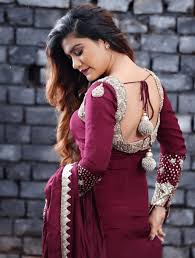 Blowout and bridal inspiration right this way! Hairstyles For Girls With Suit Hairstyle With Suit Red Colour Dress Punjabi Suits