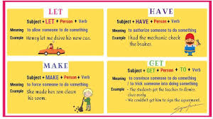 Causative Verbs Let Make Have Get Learn English Grammar Youtube Verb Examples English Verbs Verb