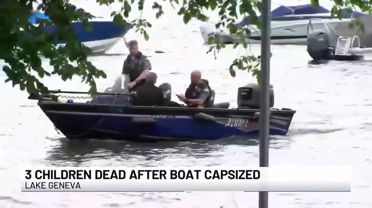 Three children dead after boat capsizes on Geneva Lake