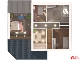 Maisons Vesta Plan De L Etage Du Modele Arizona Surface 90m 21m De Surface Annexe F5 Badezimmerspiegel
