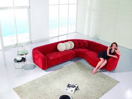 Designs with two pieces, three pieces and more assure that there's a chaise sectional for every room. Modern Fabric Sectional Sofa Red Buy Furniture In La