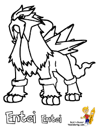 You can now print this beautiful necrozma pokemon legendary generation 7 coloring page or color online for free. Entei Coloring Pages Coloring Home