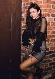 Victoria justice zendaya hair and justice for all celebrity pictures american actress bomber jacket beautiful women sporty hollywood. Pin On Victoria Justice