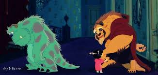 Sully Beast Funny Art Disney Fan Art Disney Princess Villains