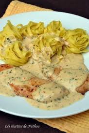 Une Delicieuse Sauce Qui Accompagne Tres Bien Le Poulet Ou La Dinde Par Exemple Avec Des Pates Ou Recettes De Cuisine Recette Escalope Escalope De Poulet