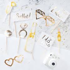 Foto Accessoires Hochzeit Brautparty Fotobox Gold Bridal Shower Photo Prop Wedding Photo Booth Props Bachelorette Party Photo