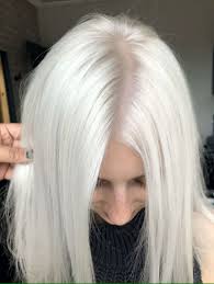 We all have different hair now my hair is completely white, but it's from my disease, alopecia. Nordic White Bleach Retouch All Over White Blonde White Blonde Hair Color White Blonde Hair Bleach Blonde Hair With Roots